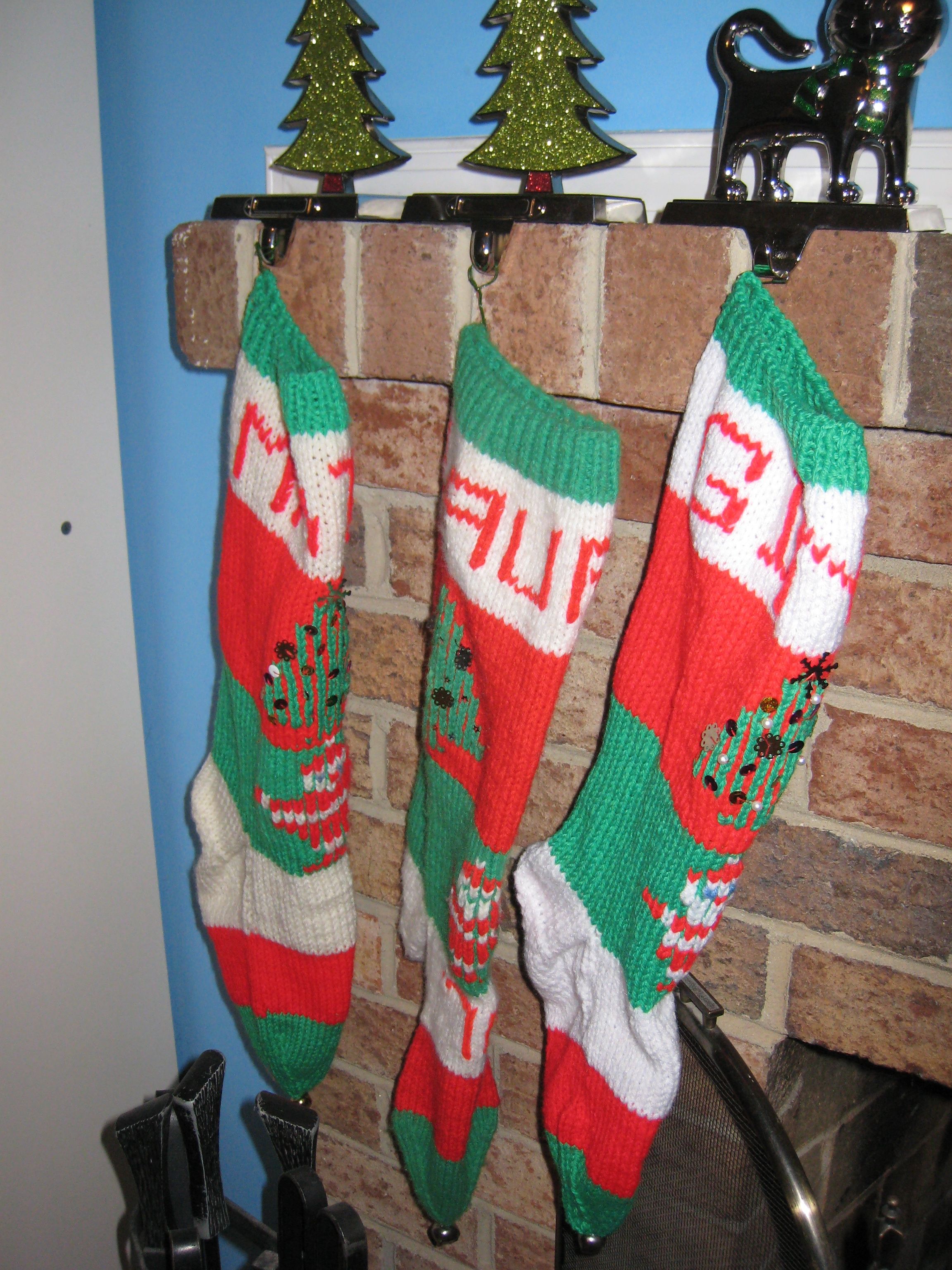 Mini Christmas Stocking Knitting Pattern В« fluff and fuzz knitting